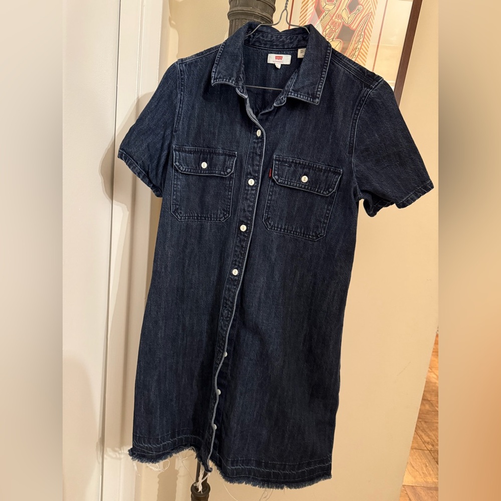 Levi denim dress Size S